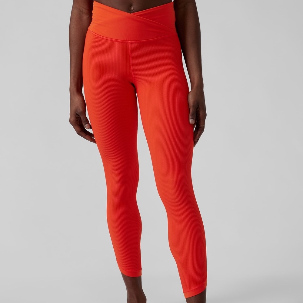 Athleta Elation Crossover Rib 7/8 Tight sz S Small - Picture 4 of 12